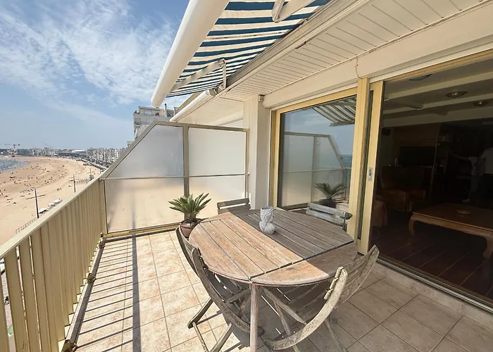 Avec Terrasse Face Plage, 4 Pers - Fr-1-197-629 * لي سابلِ دولونْ